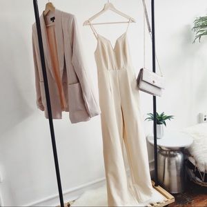 🆕Valia Nude Wide Leg Jumpsuit